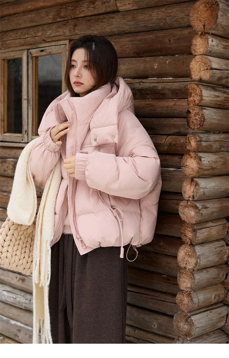 MISHOW Long Sleeve Sweaters 2025 Winter Elegant Loose Handmade Crochet Bowknot Sweater Women's Casual Knitted Top MXE87Z2679