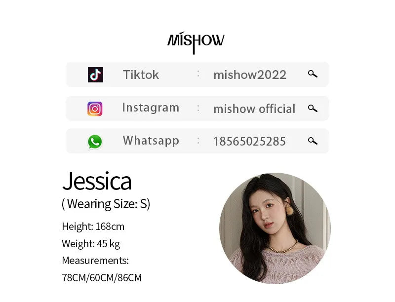 MISHOW Tassel Bead Wool Blended Sweater Autumn Winter 2025 Elegant Thick Knitted Sweater Loose Warm Tops Office Lady MXE90Z2822