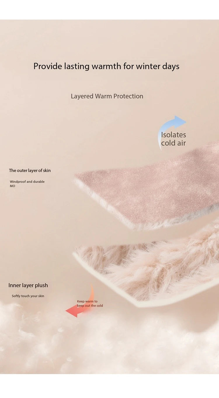 MISHOW Women's Pink Jacket 2025 Winter French Style Stand Collar Plush Patchwork Coat Windproof Warm Coat Woman MXE51W0911