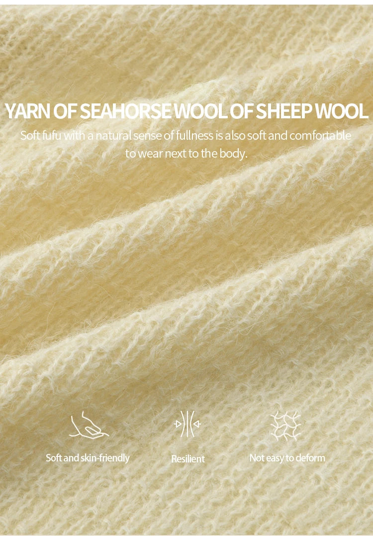 MISHOW Women's Knit Cardigan 2025 Autumn Elegant Camellia Brooch Round Neck Long-Sleeve Top Solid Commute Outerwear MXE44Z1390