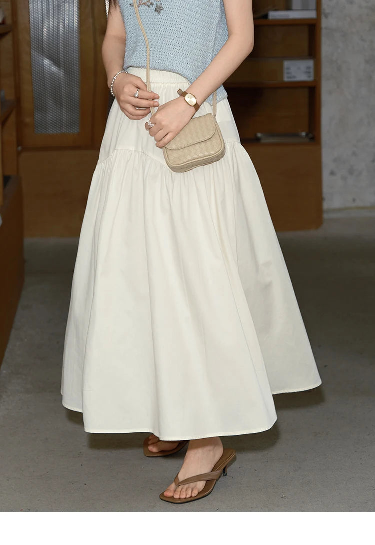 MISHOW High Waist A-Line Skirt Slim Elastic Waist MXE37B0749