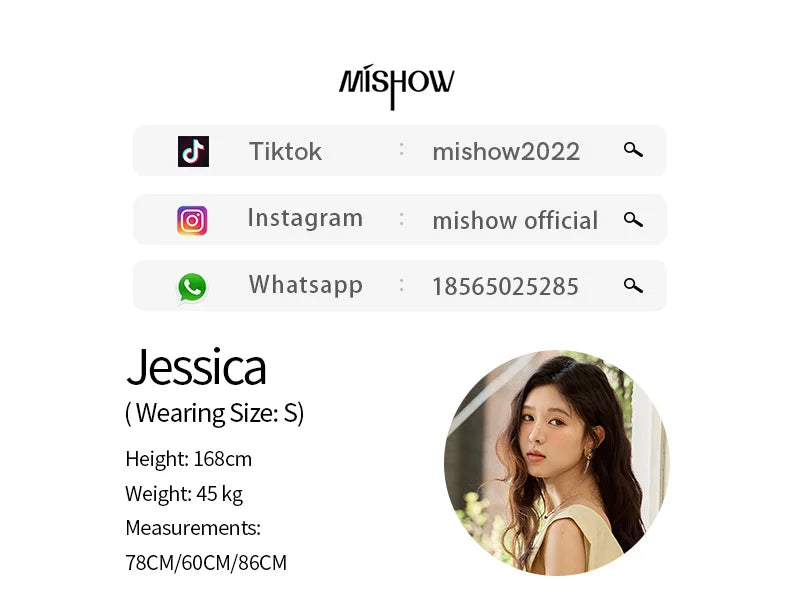 MISHOW Office Lady Solid Blouses Skirts Sets Women Summer 2025 V-neck Sleeveless Vest Elastic Waist Loose Skirts Sets MXE34T0604