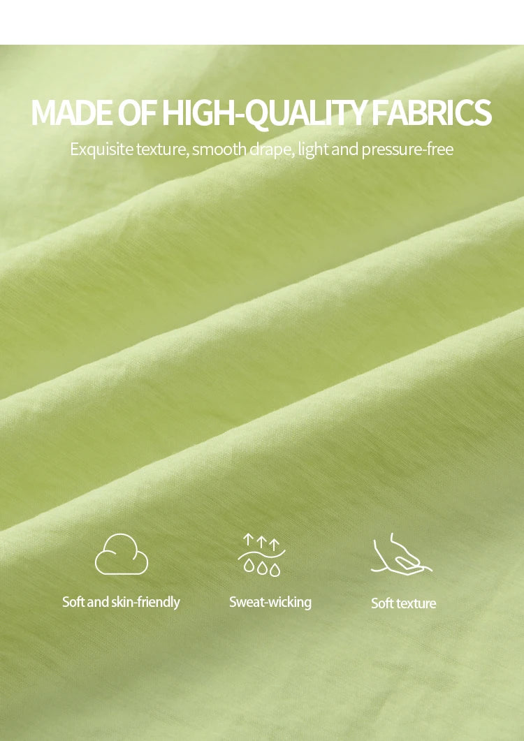 MISHOW Women's Round Neck Blouse 2025 Summer New Fashion Lace Up Puff Sleeve Casual Chiffon Top Ladies Clothing MXE36X1875