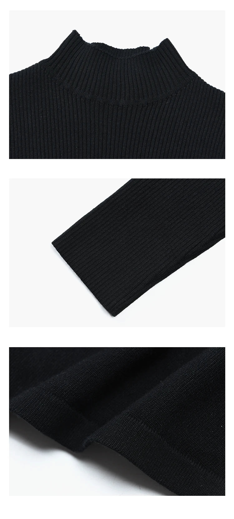 MISHOW Knitted Dress Solid Cardigan Separately Women Winter V Neck Sweater Midi A-line High Waist Dress Short Tops MXC59L1646