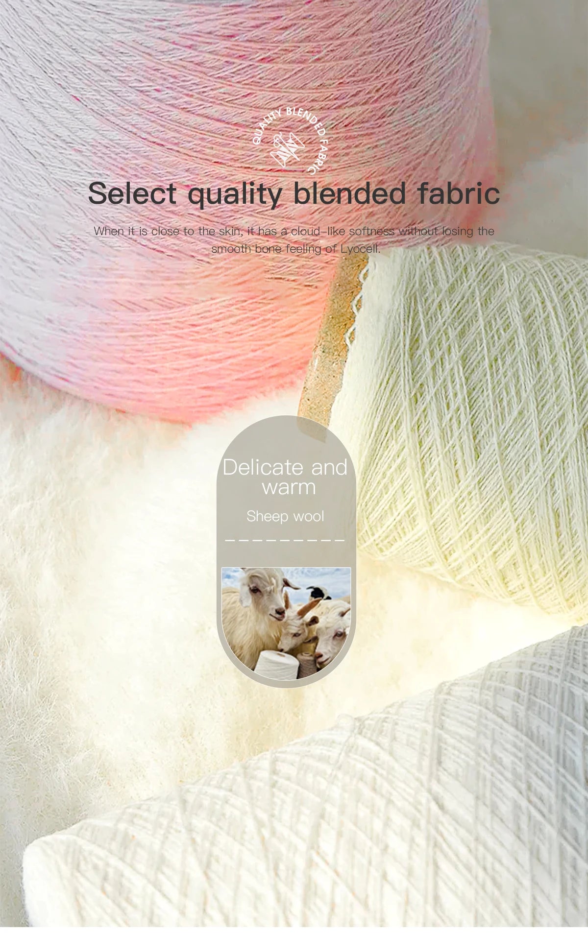 MISHOW Women's Pink Gradient Knitted Top 2025 Autumn French Wool Blend Ribbed Cuff Long Sleeve Tops with Knitted Rope MXE43Z1334