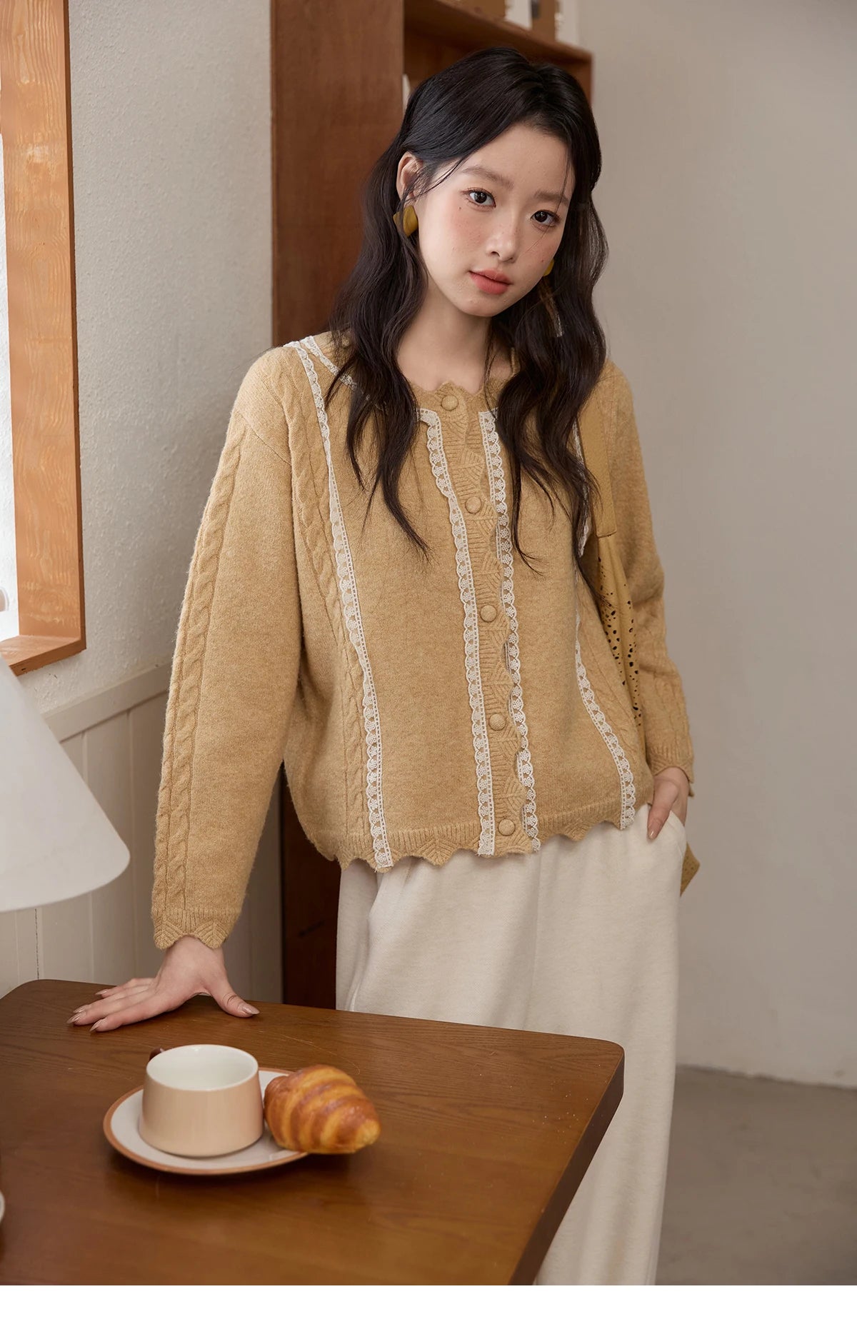 MISHOW Casual Pants for Women 2025 New Fashion Solid Loose Wide-leg Pants Commute Comfortable Women's Winter Pants MXE51K1093