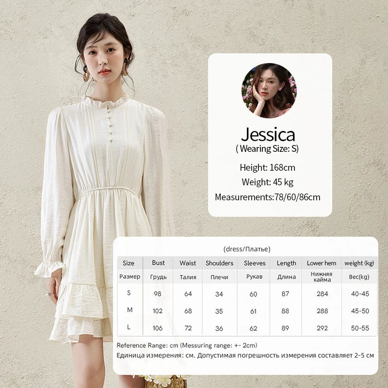 MISHOW Spring Elegant Vests Dress Separately Women 2025 Solid Long Puff Sleeve Midi Dresses Print Denim Vest Fashion MXE16L2197