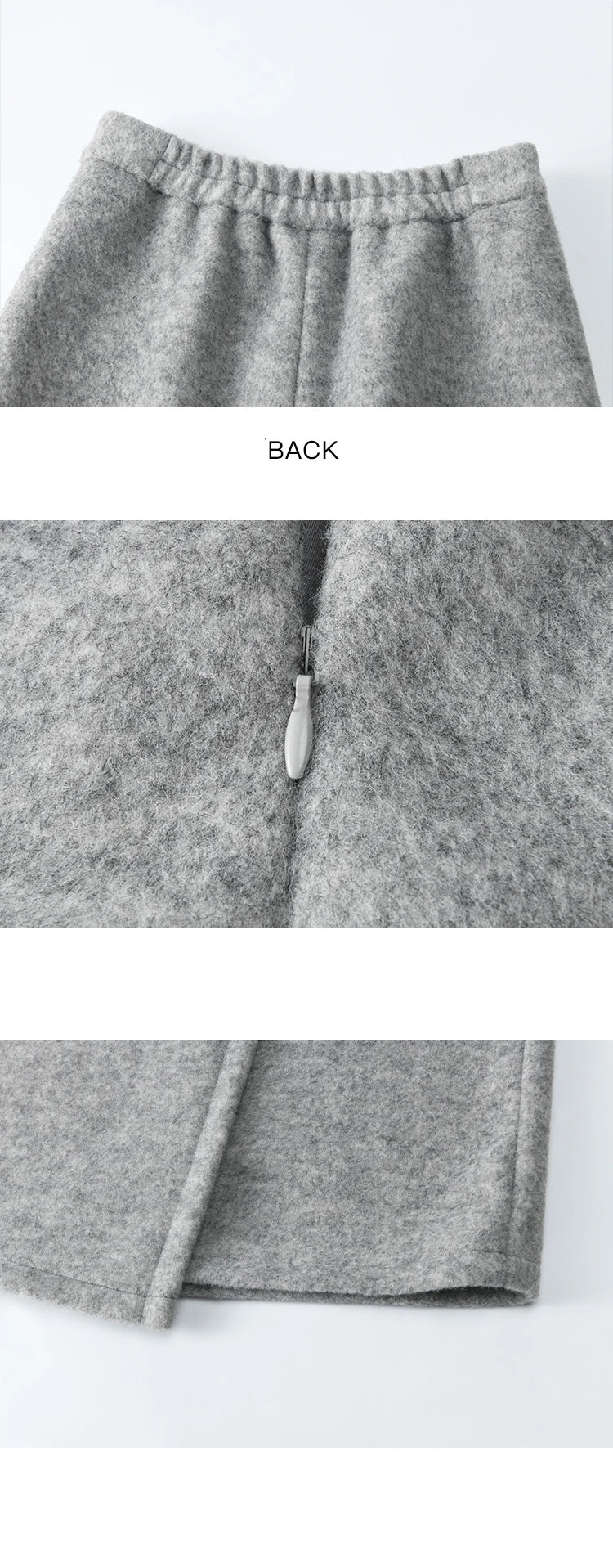 MISHOW Short Tweed Jacket Temperament Midi Skirts Separately Color Clash Lace Design Winter Skirt Thickened Coat MXD54W0553