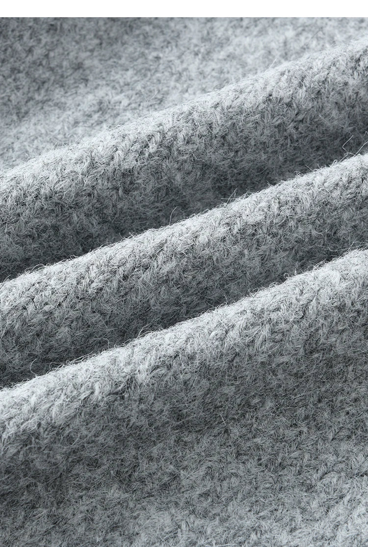 MISHOW Wool Blend Knitted Cardigan Pure Bouquet Embroidery Sweater Women Color Clash Design Soft Warm Regular Fit Top MXD54Z0951