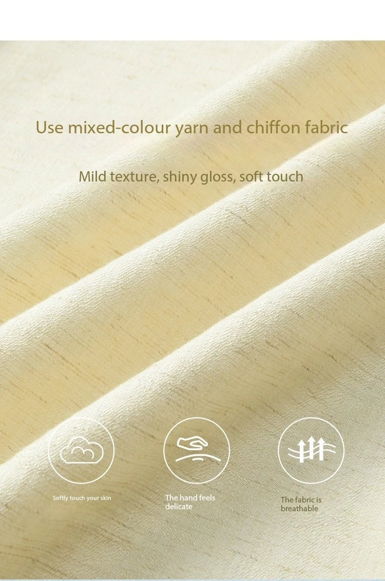 MISHOW Lotus Leaf Collar Shirt Bubble Sleeves Pink Shirt for Women Spring 2025 Sweet Chiffon Top Temperament Shirts MXE12X1702