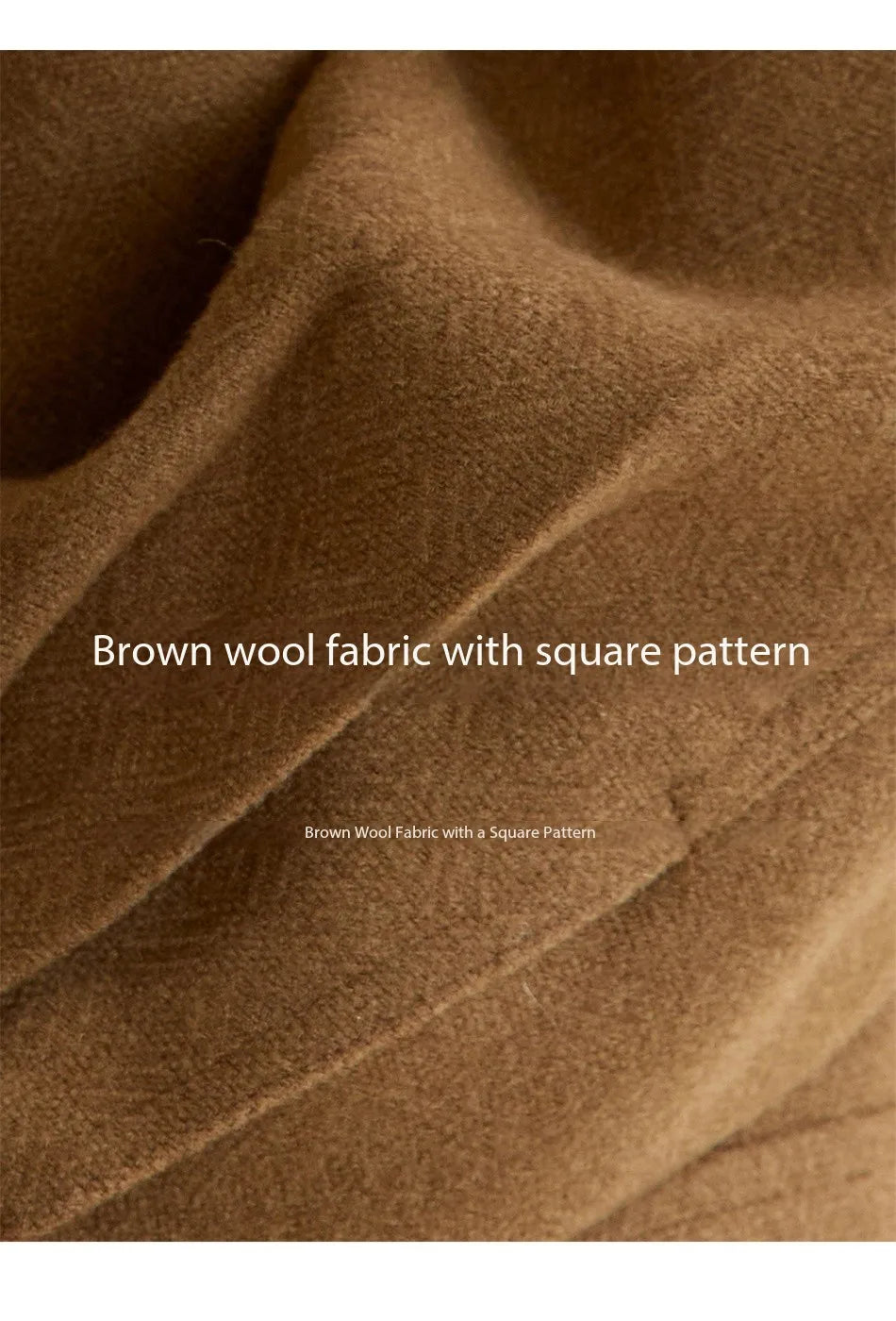 MISHOW Brown Woolen Coat for Women 2025 Winter Hollow Out Embroidery Turn Down Collar Retro Short Loose Casual Coat MXE49W0856