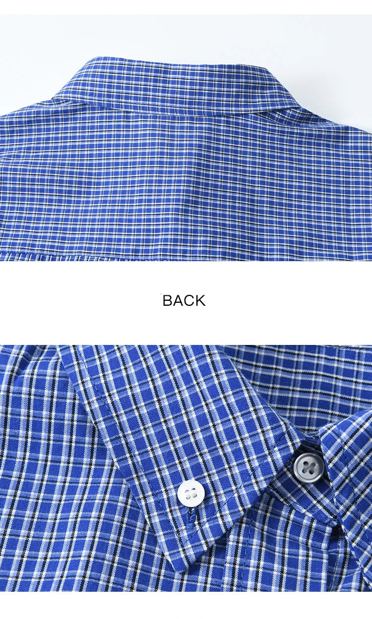 MISHOW Fashion Retro Blue Checkered Shirt Women's Autumn New Loose Casual Lapel Cotton Shirts Long Sleeves Tops Women MXE11C0398