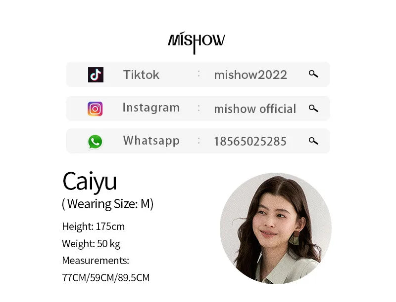 MISHOW Women's Strap Design Brown Wide Leg Pants Spring High Waist Back Elastic Waist Pants Casual Loose Trousers MXF11K1134