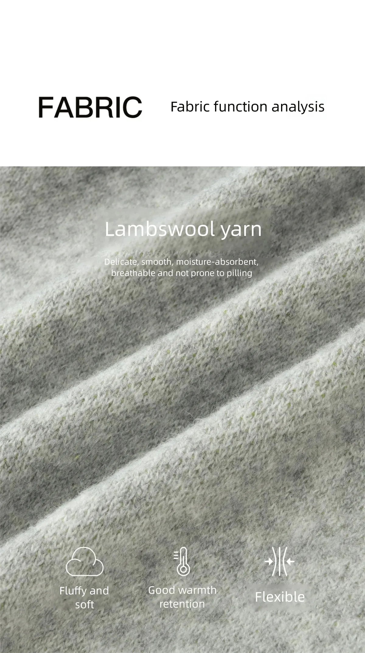 MISHOW Women's Gray Knitted Cardigan 2025 Winter Flower Embroidery Round Collar Single-breasted Warm Slim Sweaters MXE91Z2836