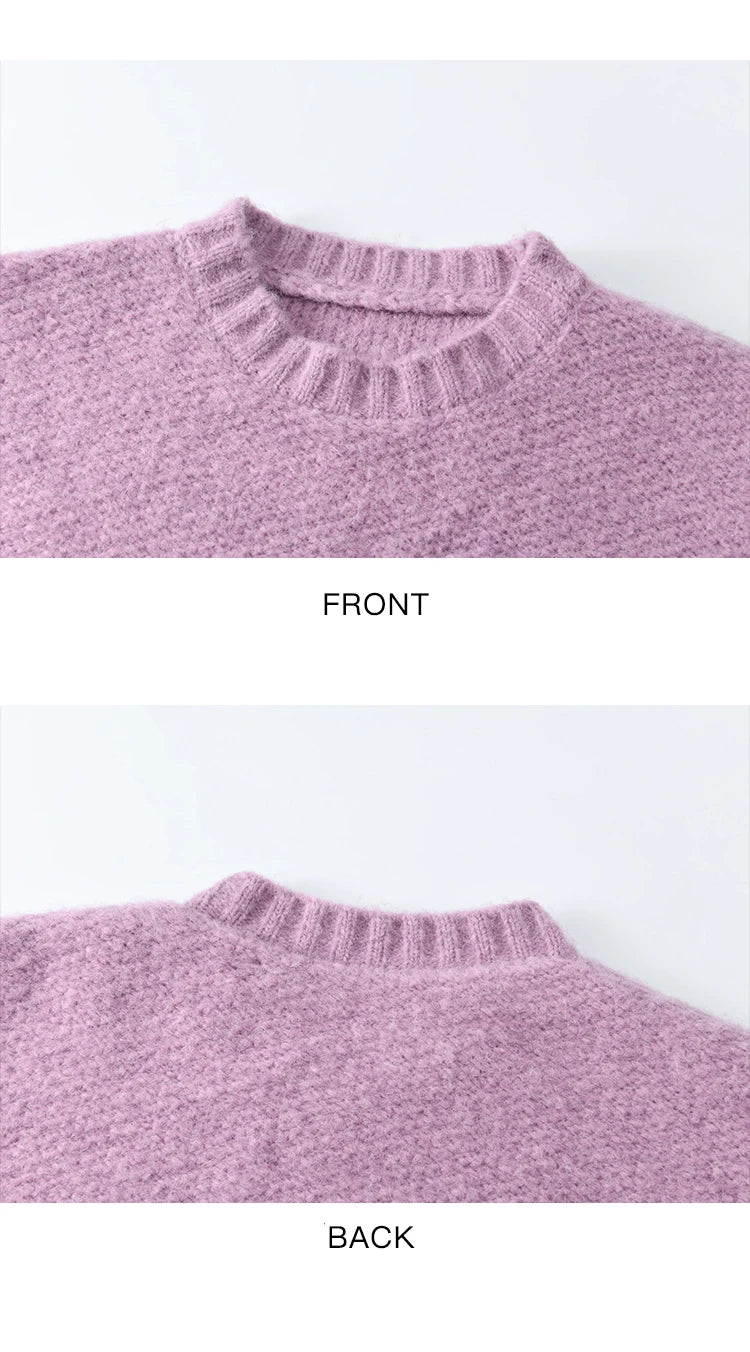 MISHOW Knitted Sweater Daily Leisure Versatile Pullovers Match Bag Oversized Sweater Women Soft Warm Office Lady MXD57Z1083