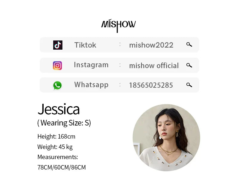 MISHOW Retro Plaid Patchwork Pleats Skirt Summer 2025 Versatile Flowers Slim Skirt A-LINE Skirts Excluding Waist Belt MXE35B0726