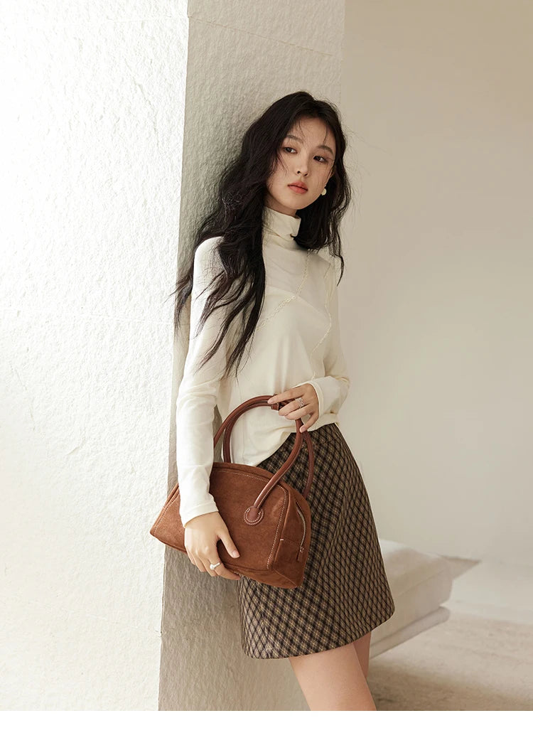 MISHOW Gentle Sweet Sweater Women's 2024 Autumn Winter Cute Emboridery Cartoon Dropped Sleeves Pullovers Sweater Tops MXD54Z0953