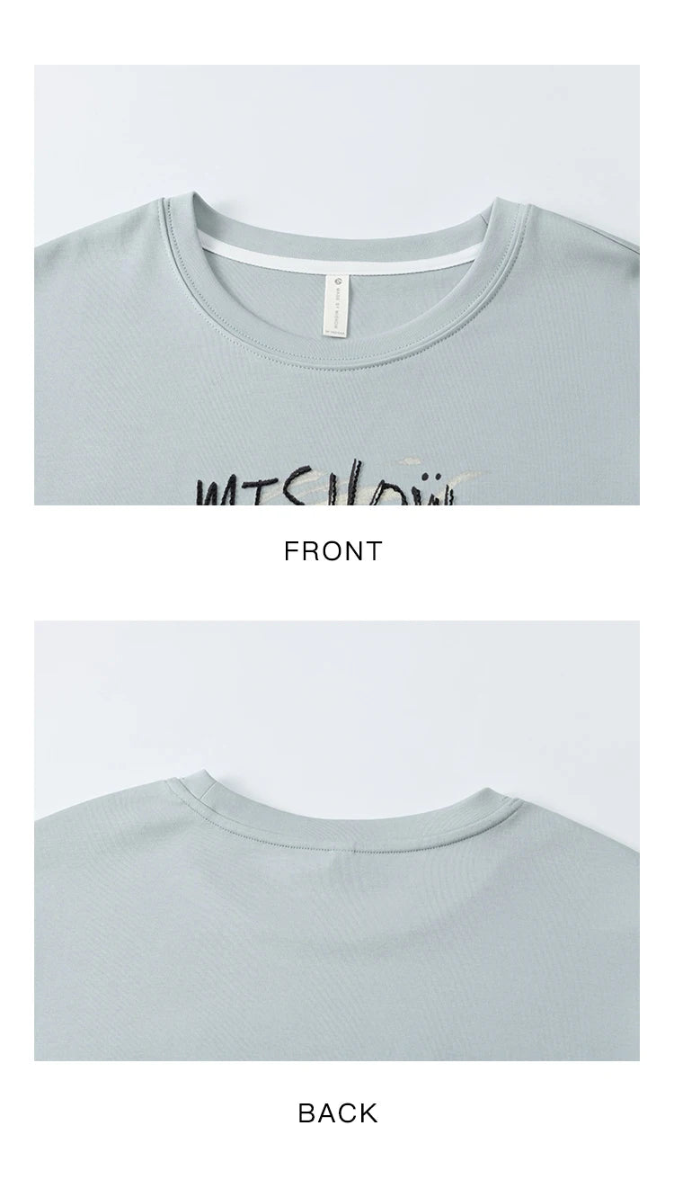 MISHOW Casual Print T-shirts Women 2025 Summer New Short Sleeve Round Neck Coconut Tree Pattern Shirt Woman Holiday MXE31T0516