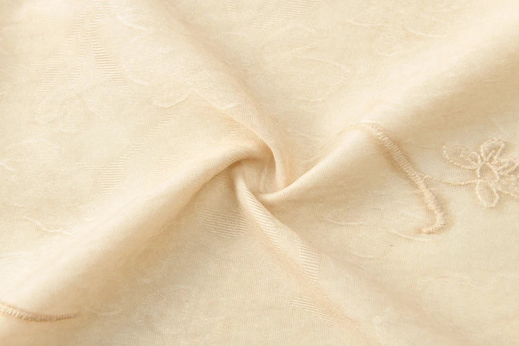 MISHOW Iris Embroidery Blouse Elastic Waist Skirt Set for Women Spring Summer 2025 Jacquard Commuting Slim Two Pieces MXE13T0454