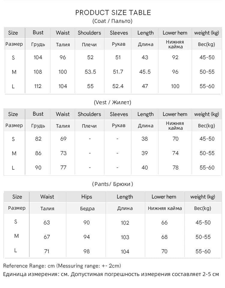 MISHOW Women's Khaki Three-Piece Set Spring Cropped Lapel Short Jacket Irregular Polka Dot Vest Wide Leg Pants Set MXF13T1478