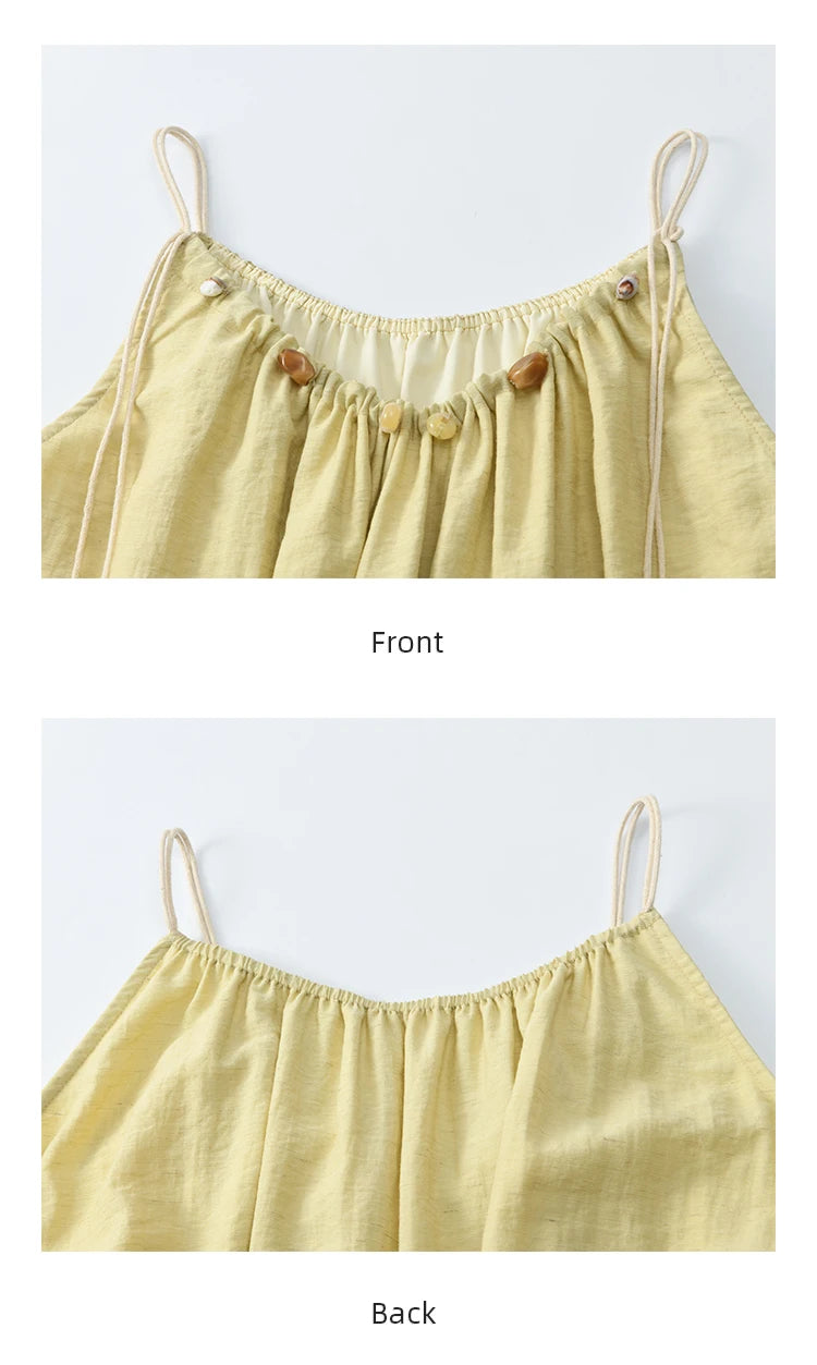 MISHOW French Summer Camisole for Women 2025 Sweet Lace Hollow Flower Sleeveless Tops Female New Fashion Holiday Top MXE33X1758