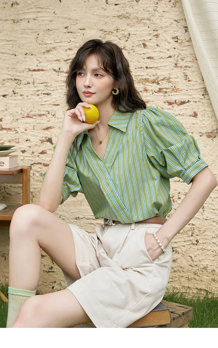 MISHOW Casual Solid Suit Short Pants for Women 2024 Summer High Waist Slim Straight Leg Pants Loose A-line Shorts MXD28K0647