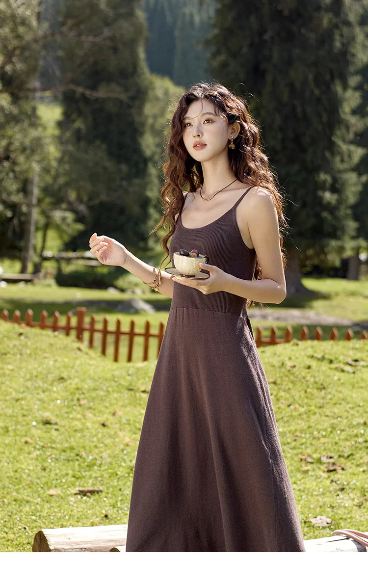 Mishow Arctic Knitted Cardigan & Strap Dress Set MXD42L2016
