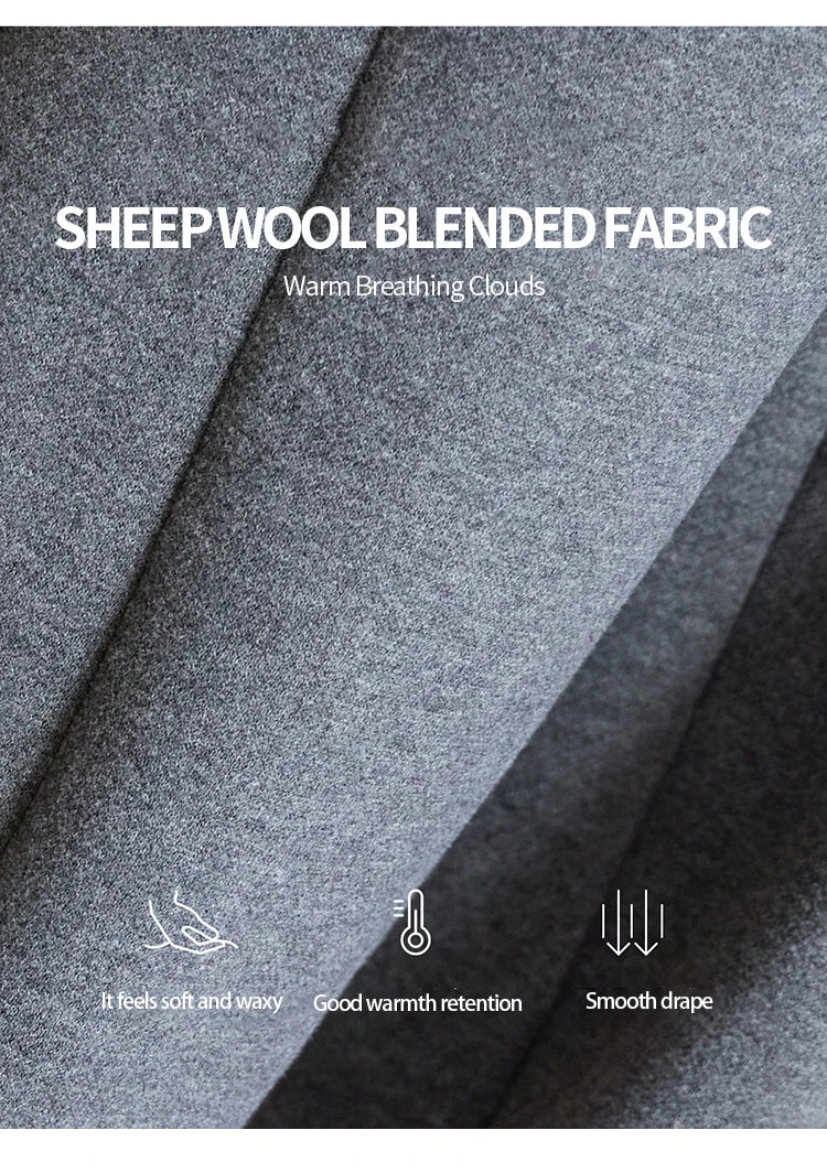 MISHOW Casual Pants for Women 2025 New Fashion Solid Loose Wide-leg Pants Commute Comfortable Women's Winter Pants MXE51K1093