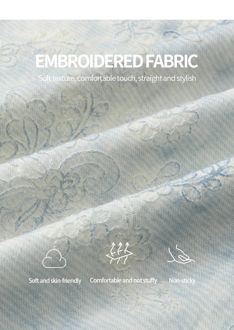 MISHOW Women's Fashion V-neck Lace Up French Dress 2025 Summer Puff Sleeve Embroidery Flower Dress Female Clothing MXE38L2379