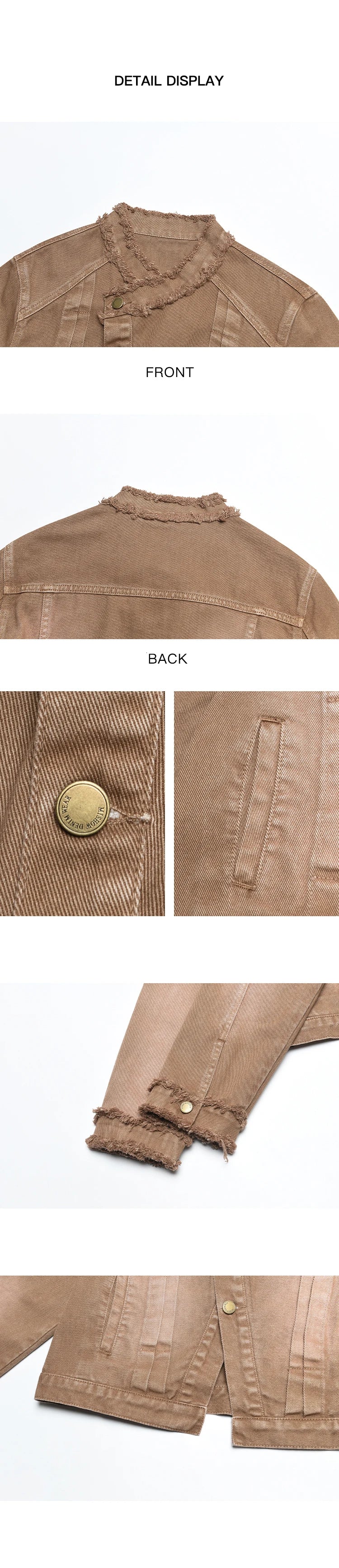 MISHOW Women's French Retro Denim Jacket 2024 Autumn Short 100Cotton Streetwear Top Wide-waisted Single Breasted Coat MXD43W0391