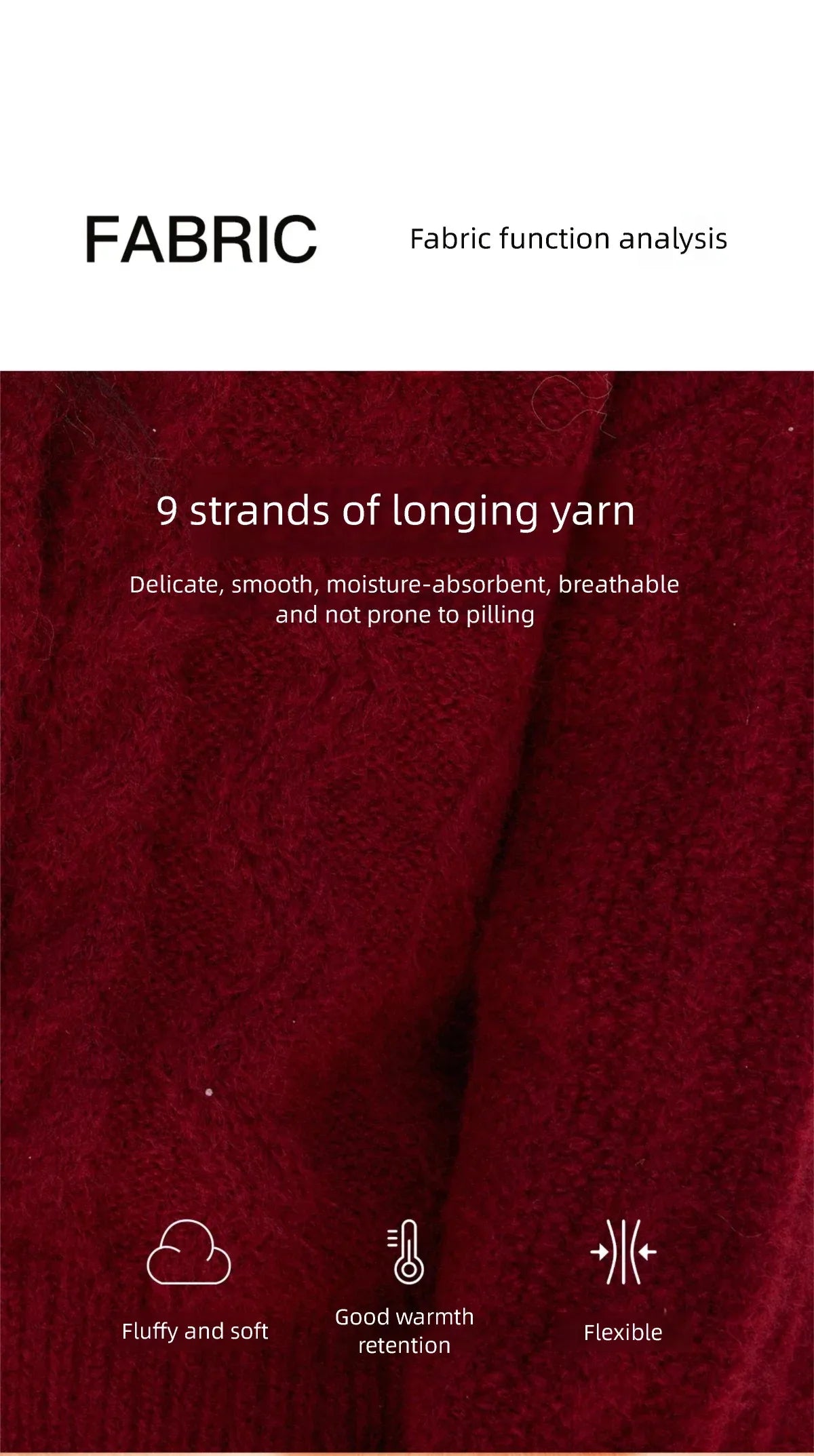 MISHOW Women's Red Knitted Cardigan Autumn Winter Cable Knitted Stand Collar Single-breasted Warm Loose Outerwear MXE92Z2827