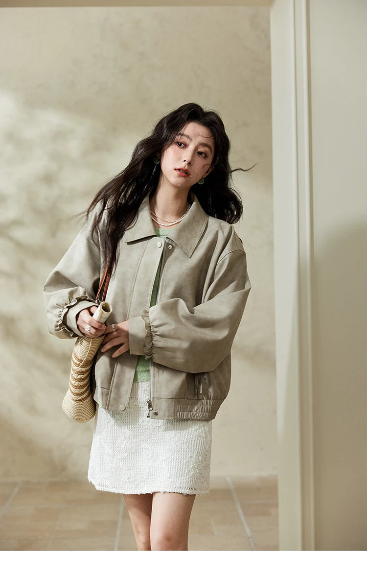 Mishow Lace Jacquard High Waist A-Line Mini Skirt MXE13B0646