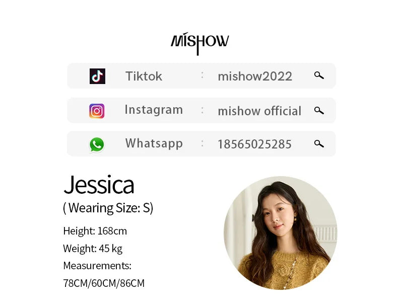 MISHOW Pretty Women's Sweaters  2025 Autumn Retro Yellow 3D Rose Embroidery Loose Casual Tops Long-sleeved Pullover  MXE47Z2563