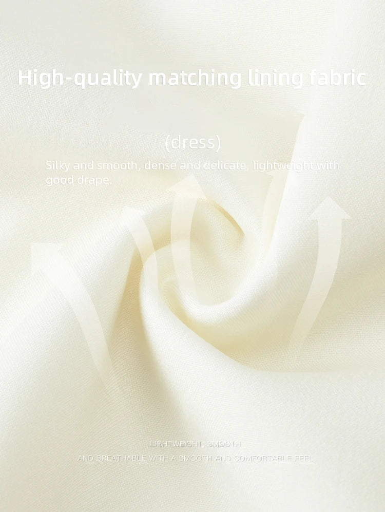 MISHOW Spring Elegant Vests Dress Separately Women 2025 Solid Long Puff Sleeve Midi Dresses Print Denim Vest Fashion MXE16L2197