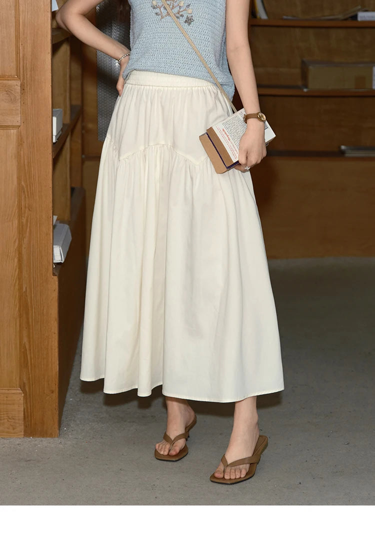 MISHOW High Waist A-Line Skirt Slim Elastic Waist MXE37B0749