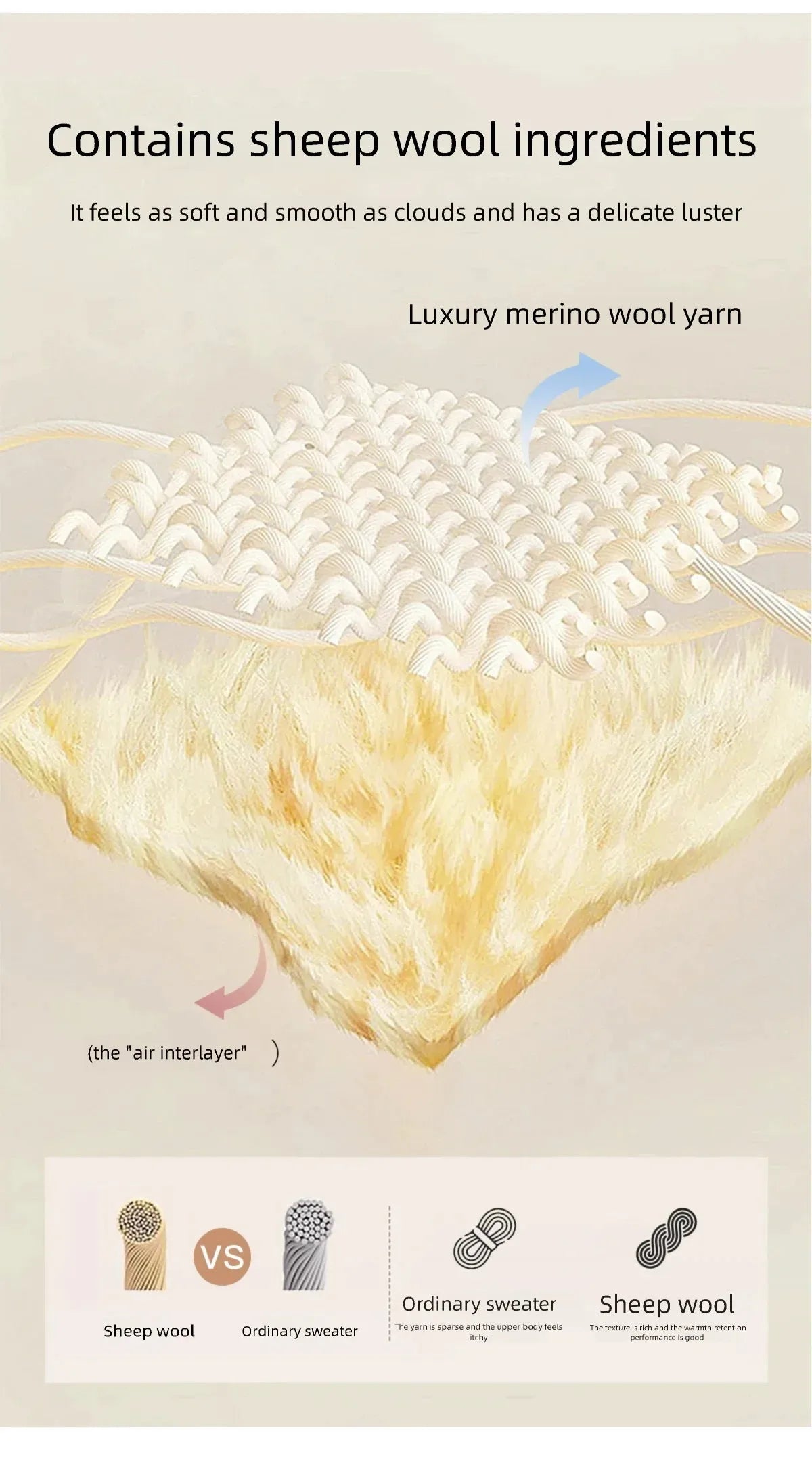 MISHOW Women's Gray Knit Sweater with Neckwear Scarf 2025 Winter Textured Button Decor Loose Warm Pullover Sweater MXE94Z2978