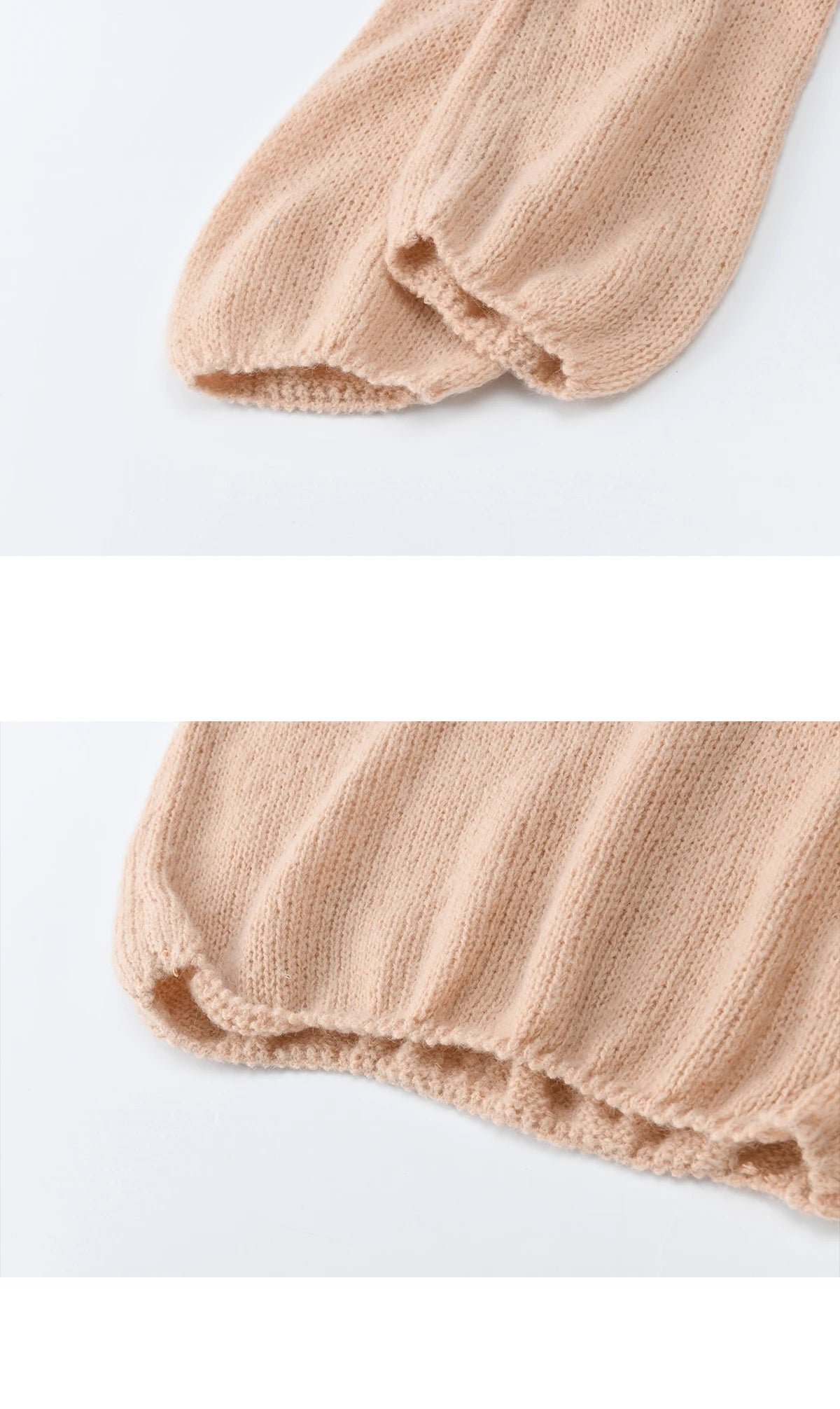 MISHOW 3D Floral Applique Crew Neck Knit Thin Sweater 2026 Spring Loose Casual Elegant Top Soft Pinkish Beige Sweater MXE47Z2649