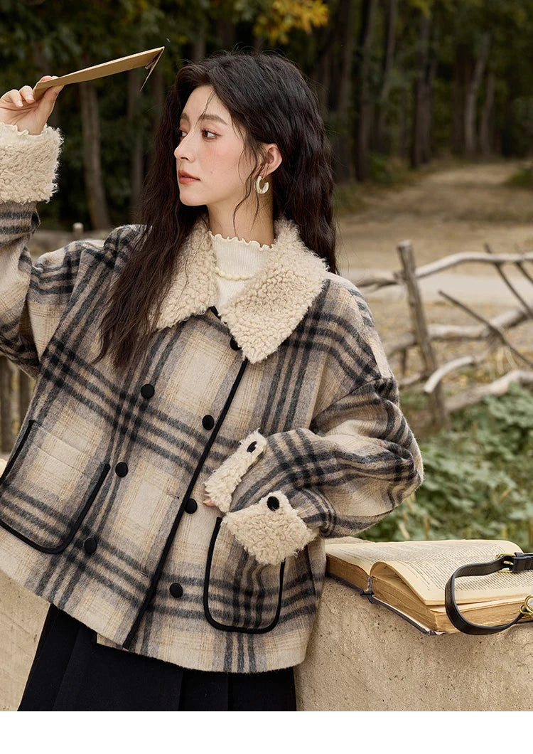 MISHOW Bottom Knitted Sweater Women Ruffled Edge High Collar Long Sleeve 2025 Winter Solid Slim Thin Internal Tops MXD48Z0850