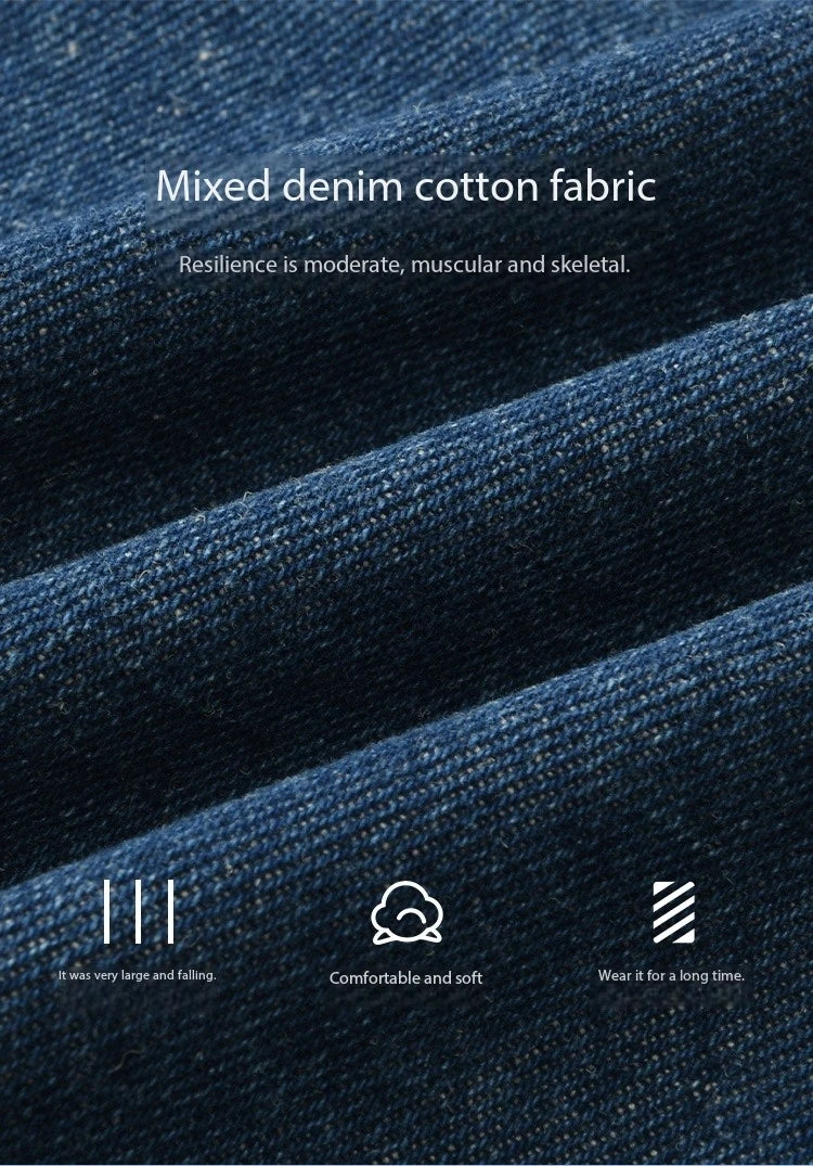 MISHOW Retro Denim Vest Coat for Women Spring Summer 2025 Deep Blue V-neck Short Versatile Outer Outfit U-neck Ccoats MXE16W0750