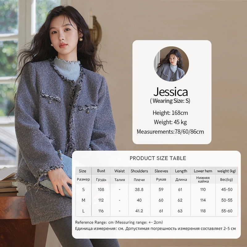 MISHOW Plaid Tweed Jackets Shorts Separately Women Korean Luxruy Gentle Single Breasted Jacket Solid Short Pants MXD35W0489