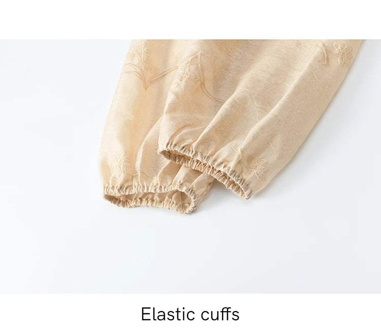 MISHOW Iris Embroidery Blouse Elastic Waist Skirt Set for Women Spring Summer 2025 Jacquard Commuting Slim Two Pieces MXE13T0454