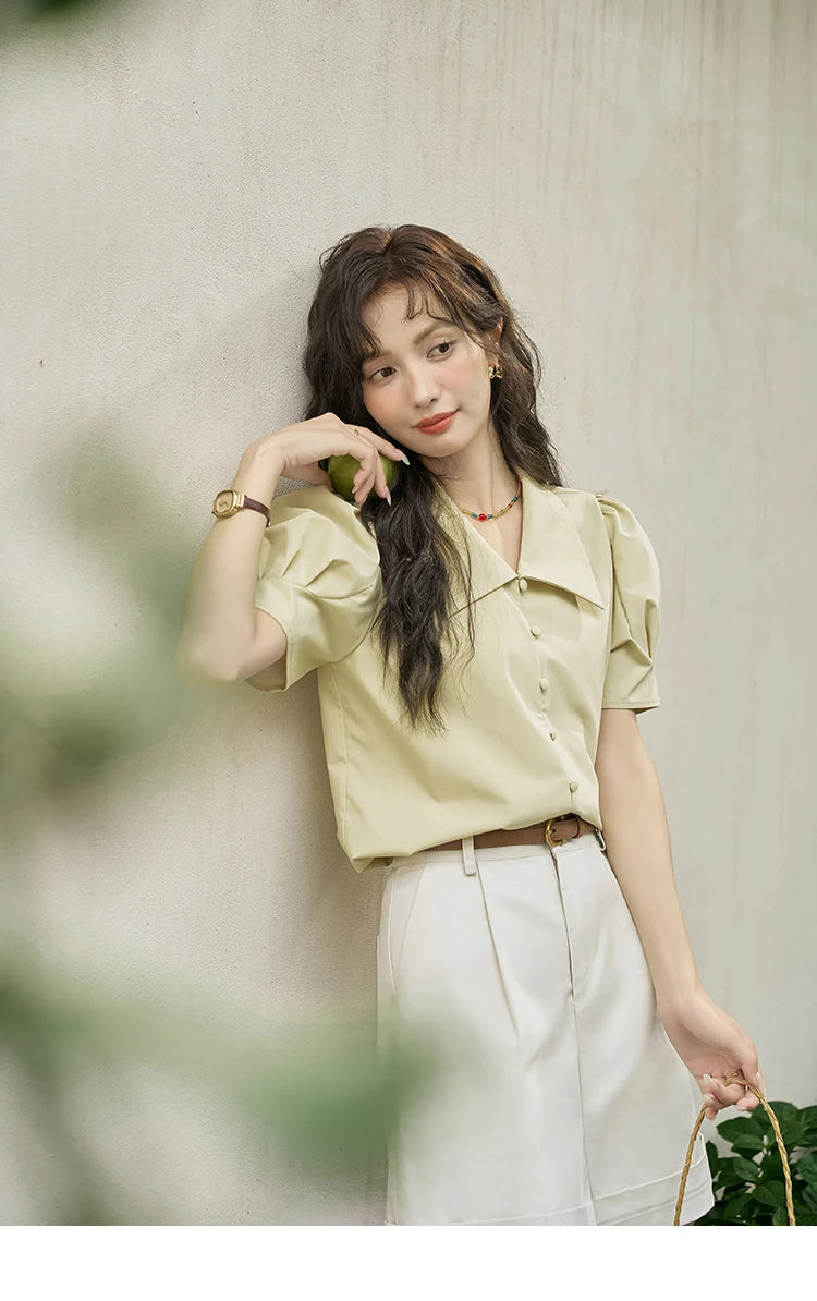 MISHOW Casual Solid Suit Short Pants for Women 2024 Summer High Waist Slim Straight Leg Pants Loose A-line Shorts MXD28K0647