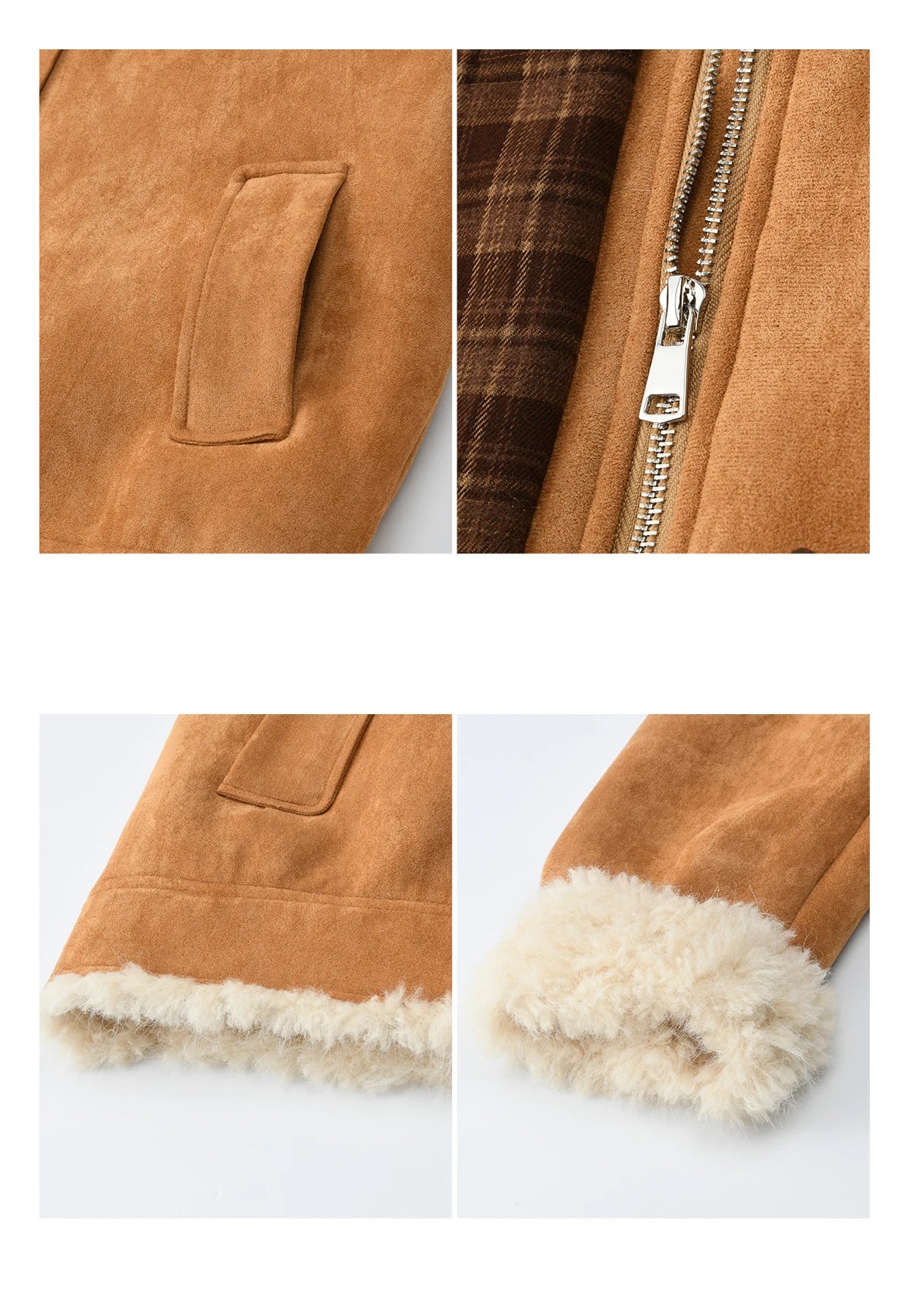 MISHOW Fur One-piece Lamb Wool Coat Winter 2025 Bull Horn Buckle Single Row Buckle Coats Wide Lapel Thickened Jacket MXE91W1002