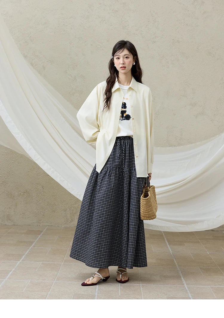 MISHOW Casual Summer Print Shirt Women New 2025 Round Neck Short Sleeve Dog Embroidered T-shirts Female Fashion Tops MXE33T0540