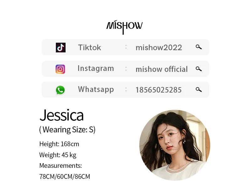 MISHOW Lace Edge Splicing Short Sleeve T-shirt for Women 2025 Summer Female Round Neck Simple Top Women's Clothing MXE38T0630