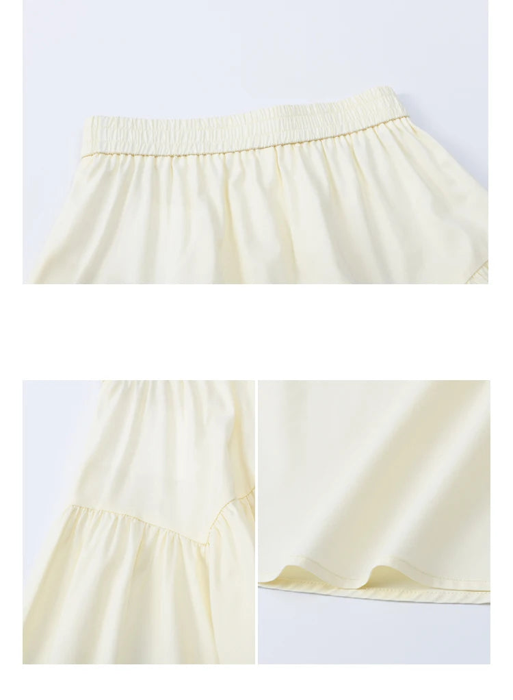 MISHOW High Waist A-Line Skirt Slim Elastic Waist MXE37B0749