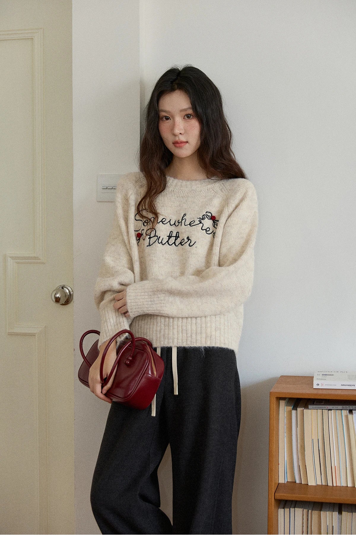 MISHOW Wide-leg Pants for Women 2025 Autumn Winter High Waist Straight Lace-up Loose Pants Retro Casual Slim Pants MXE89K1100