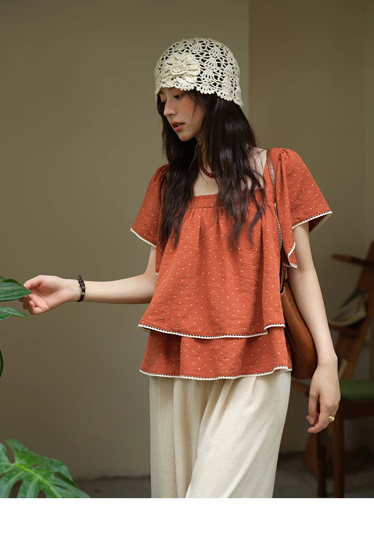 MISHOW Women Casual Wide Leg Pants 2025 Summer Button Pocket Versatile High Waist Slim Straight Pants Female Clothing MXE39K0962