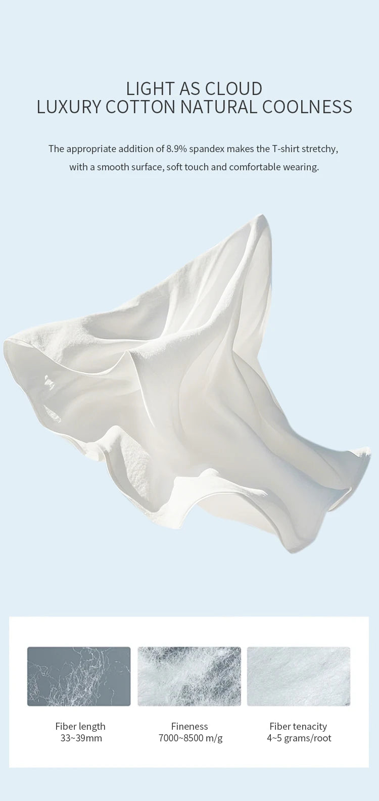 MISHOW Women's Shell Embroidered T-shirt 2025 Summer Short Sleeve Cotton Blend Tops Loose Slim Round Neck Casual Tees MXE34T0570