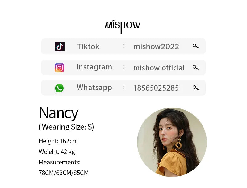 MISHOW Women's Clothing Two Piece Set 2025 French Lace Embroidery Blouse A-line Straight Half Skirt Ladies Summer Set MXE39T0645